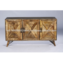 Industrial Vintage Dining Room Furniture Recycled Wood Sideboard